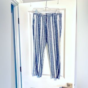 Great condition! I only wore them 2 times because they are too big in the legs.